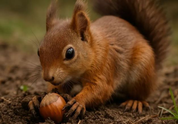 ¿Por qué las ardillas esconden las nueces?
